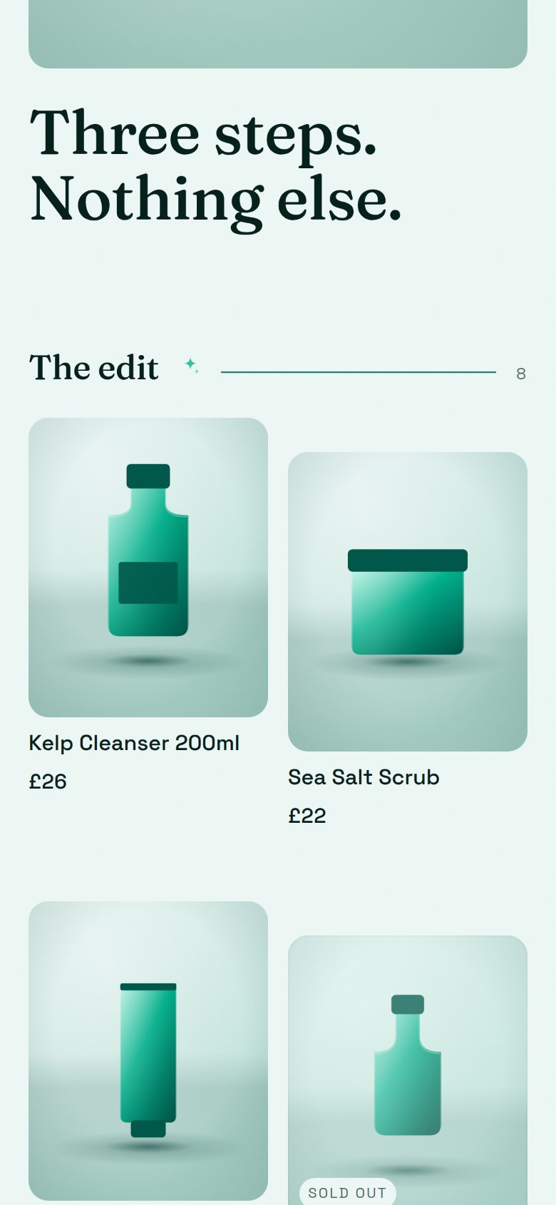 Sea Salt Skin, rendered by popuup